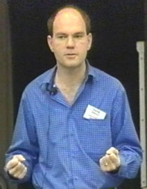 David McMahon - one of the presenters